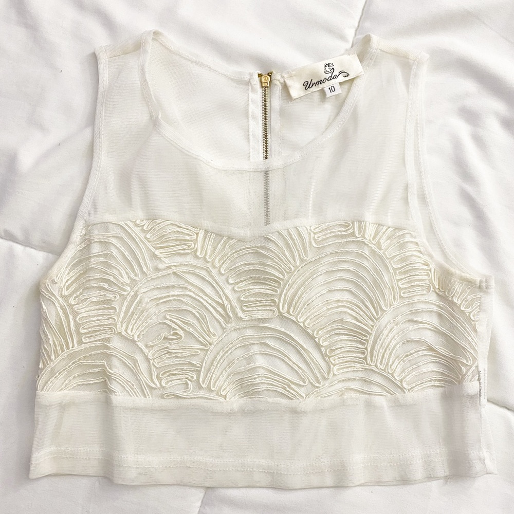 LF Shear Mesh Crop Top